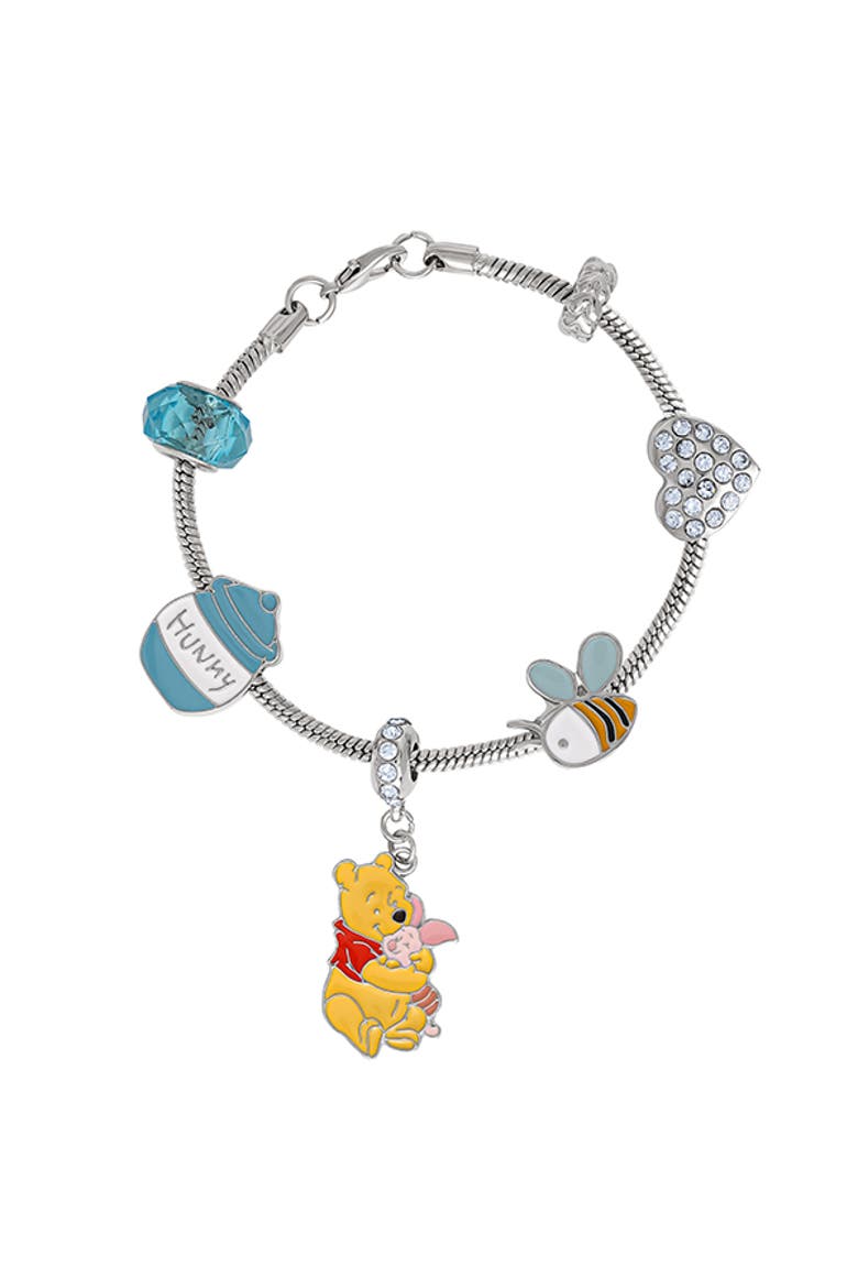 Beaded Charm Bracelet, Main, color, Multi