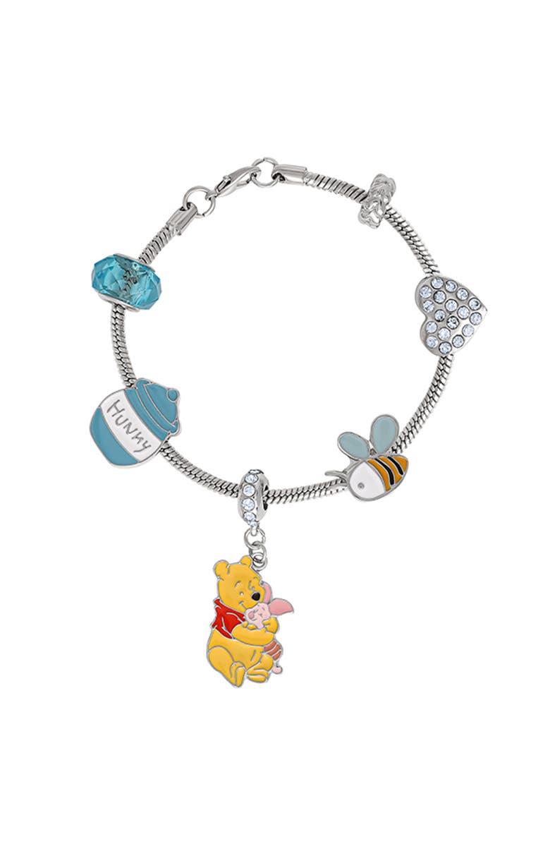 Winnie the Pooh Beaded Charm Bracelet, Main, color, Multi