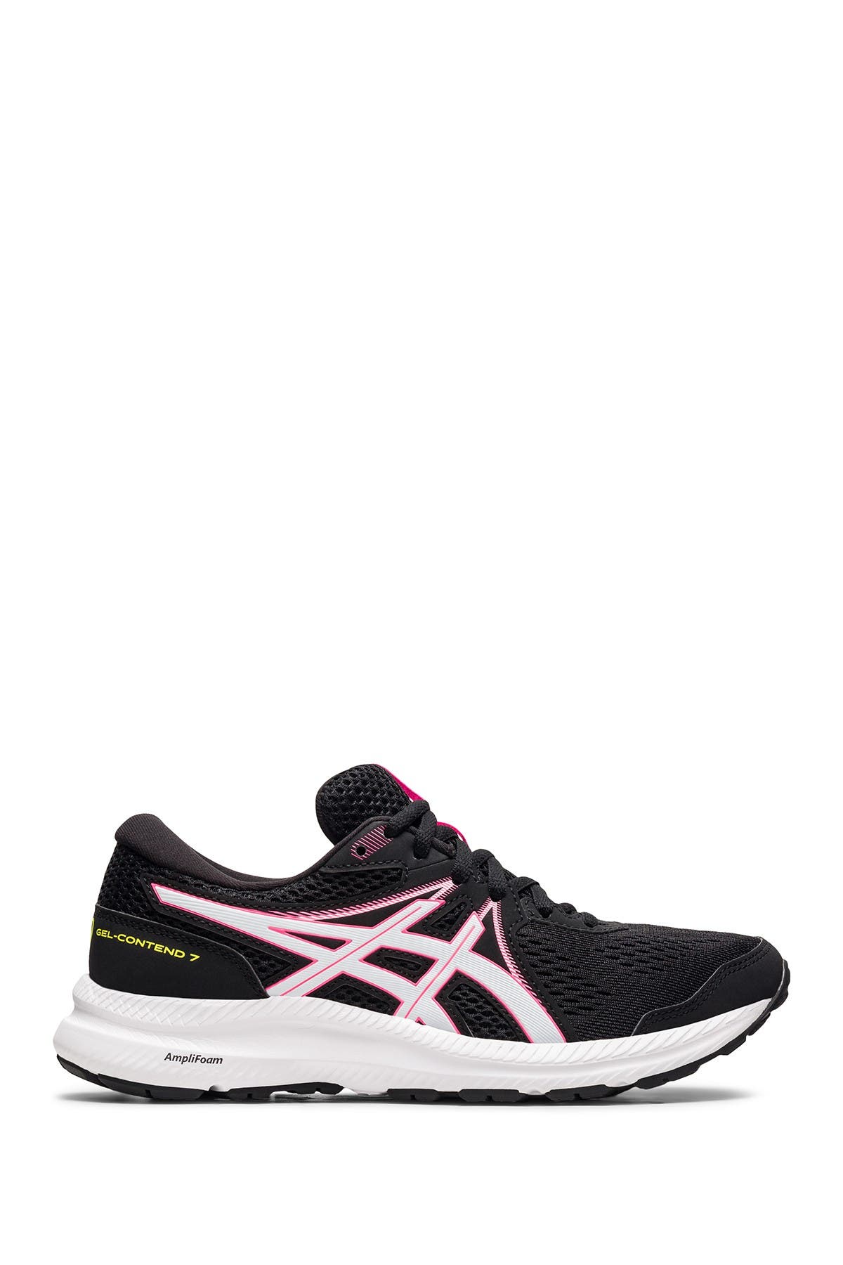 AsicsGEL-Contend 7 Sneaker, Alternate, color, BLACK/HOT PINK