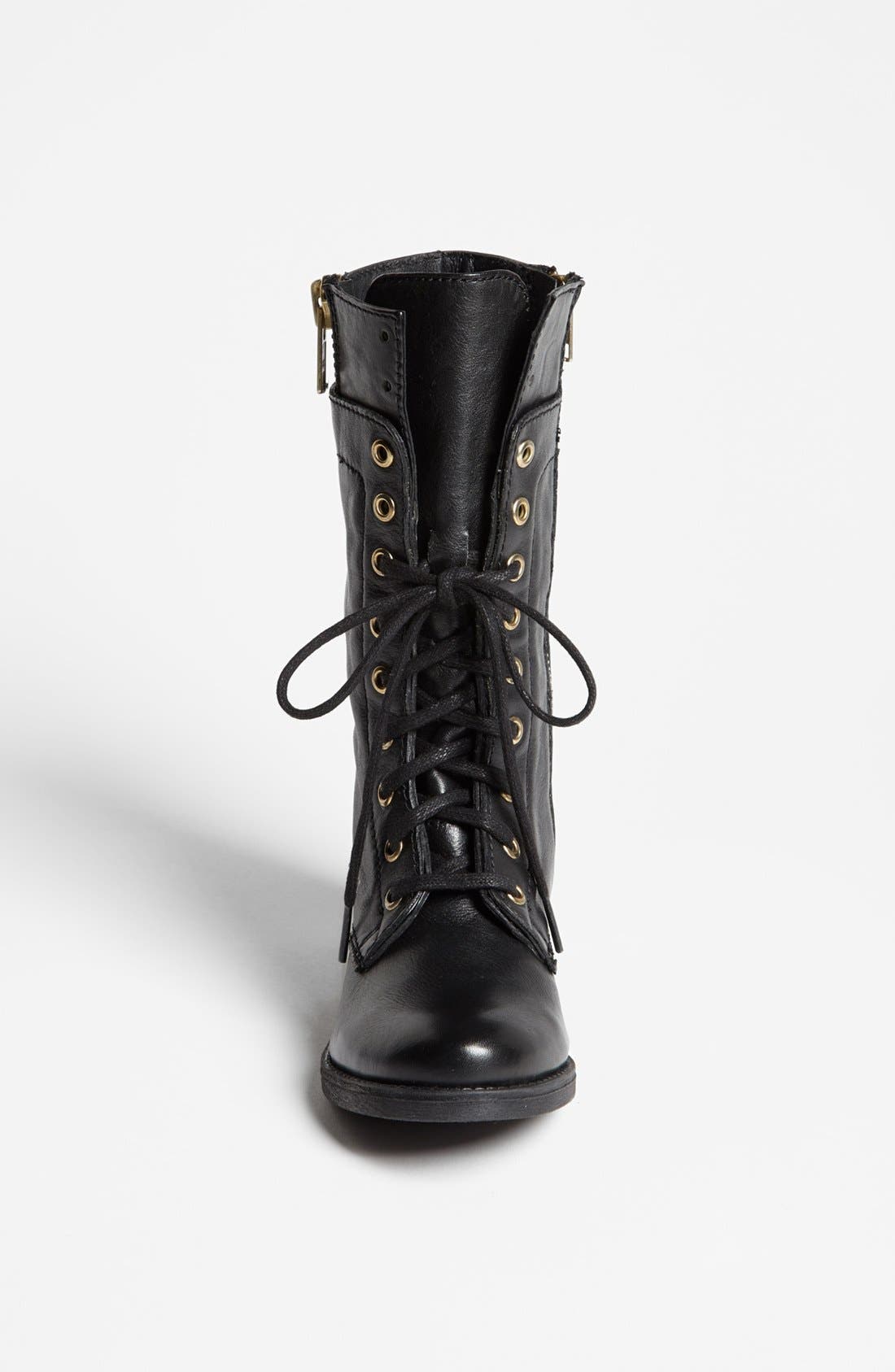 'Leader' Boot, Alternate, color, BLACK LEATHER