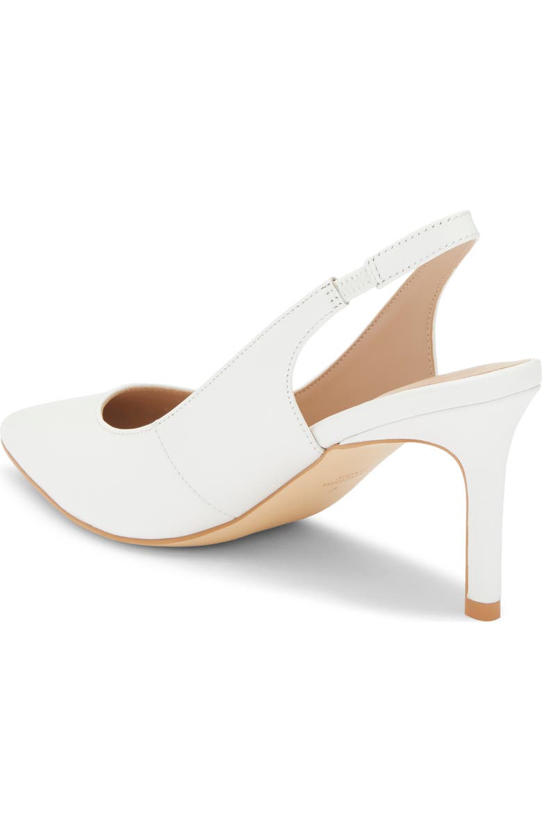 Stuart Weitzman Dancer Slingback Pump, Alternate, color, White.