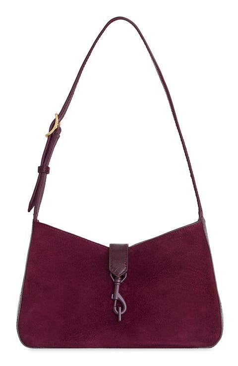 Small Megan Suede Shoulder Bag