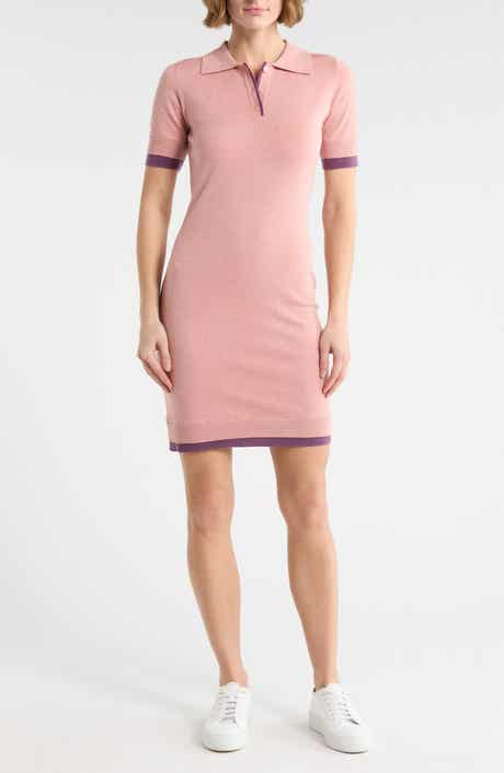 AREA STARS Trim Polo Dress