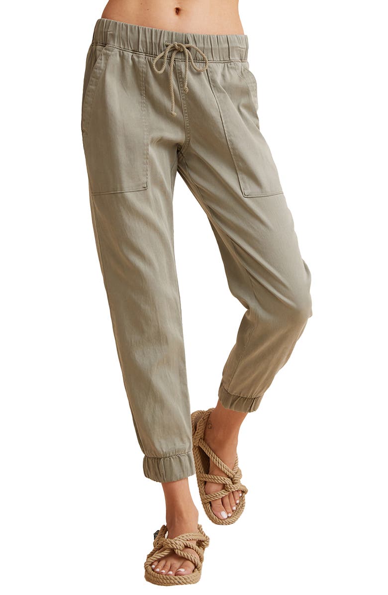 Bella Dahl Pocket Joggers, Main, color, Soft Army