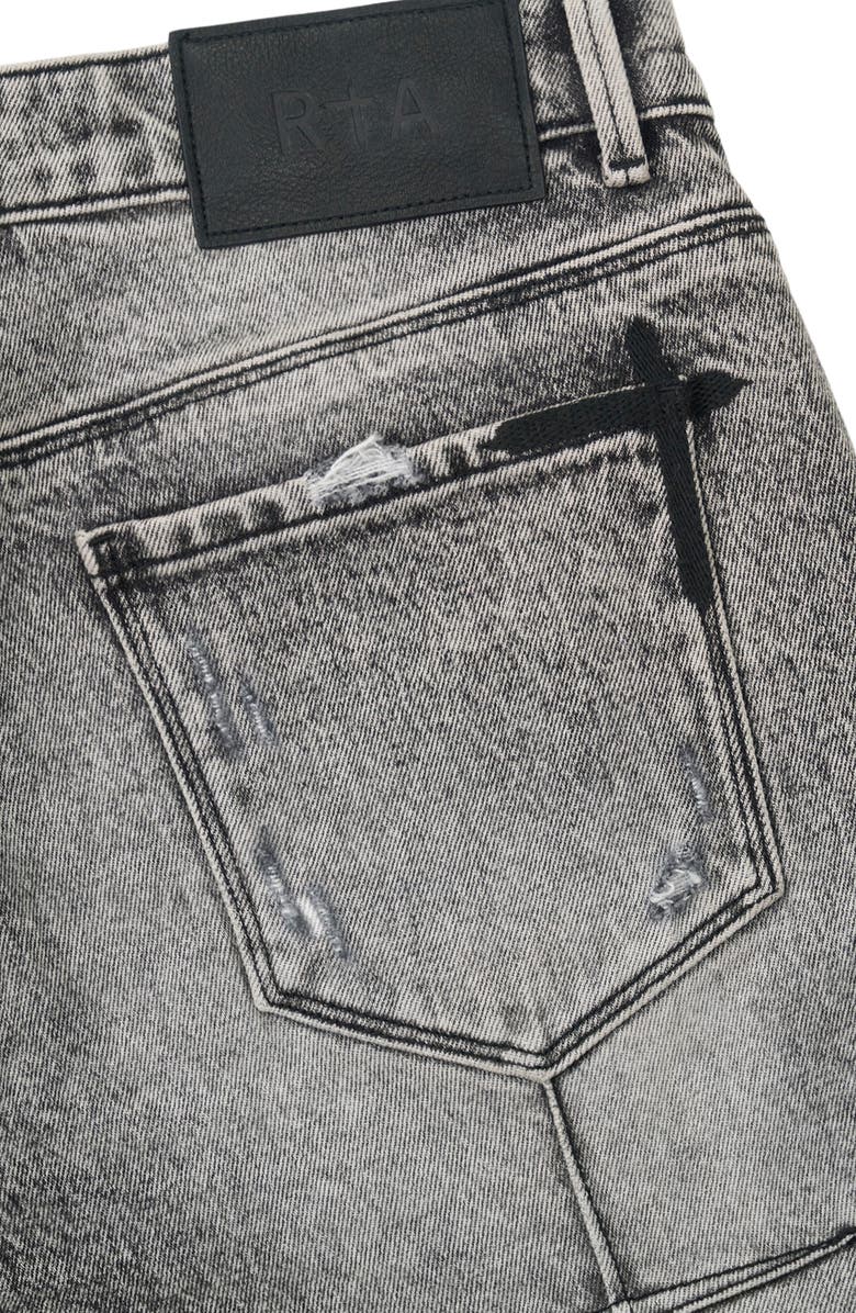 RtA Clayton Skinny Jeans, Alternate, color, Stone Haze