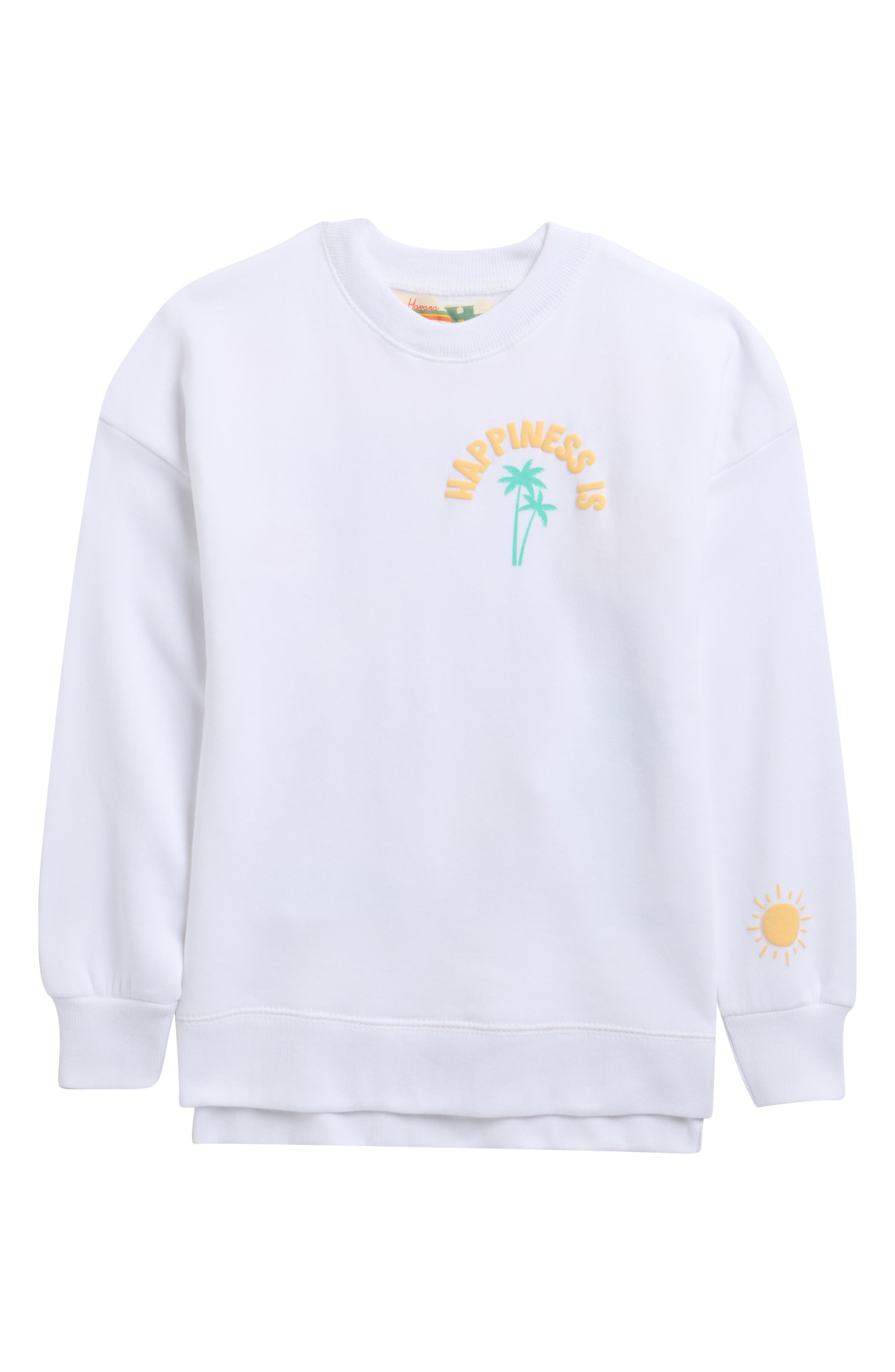 Vintage Havana Happiness Oversized Crewneck Sweatshirt