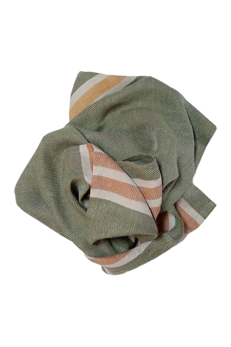 The Flax Towel, Alternate, color, Moss