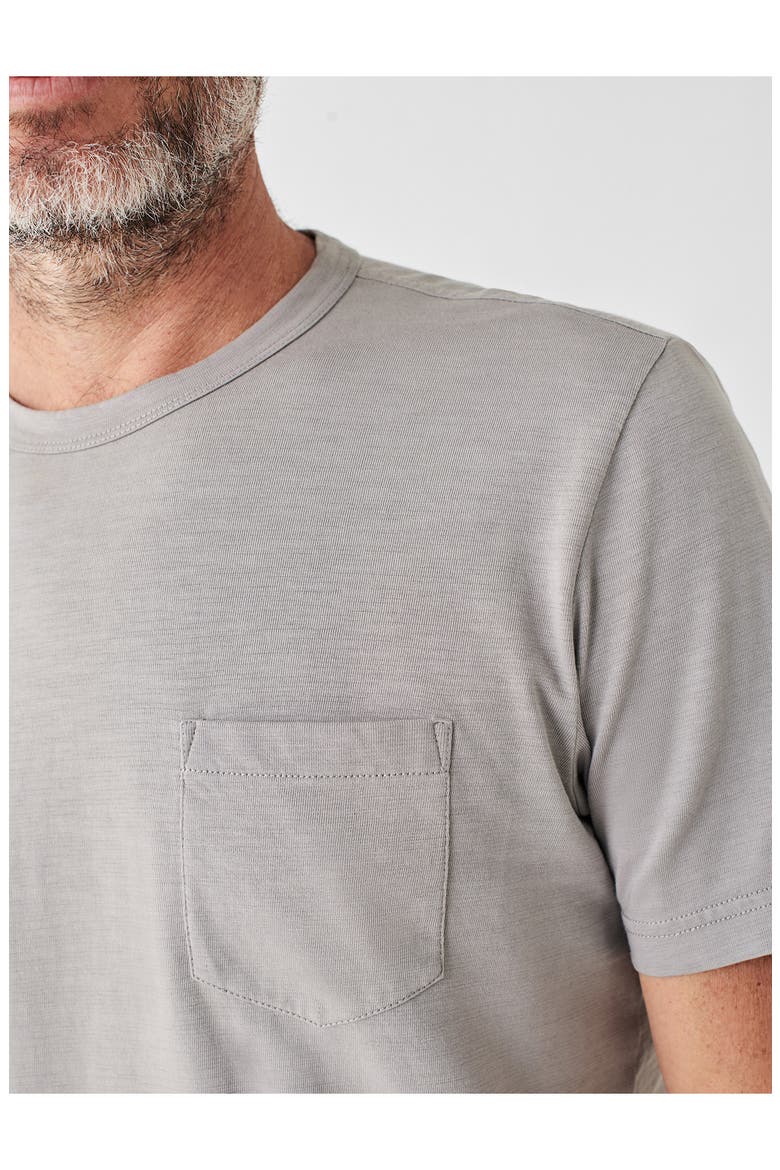 Organic Cotton Pocket T-Shirt, Alternate, color, WIND GREY