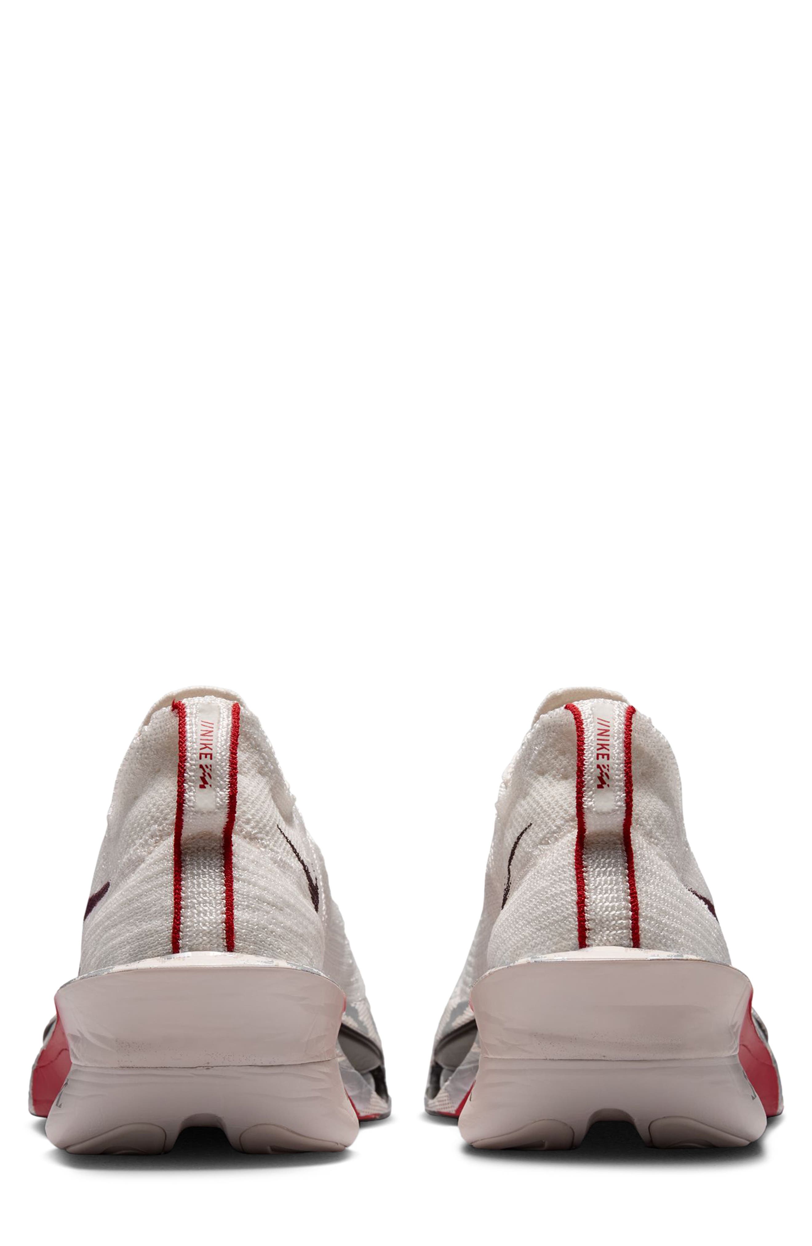 Air Zoom Alphafly Next 3 Running Shoe, Alternate, color, SAIL/ PHANTOM