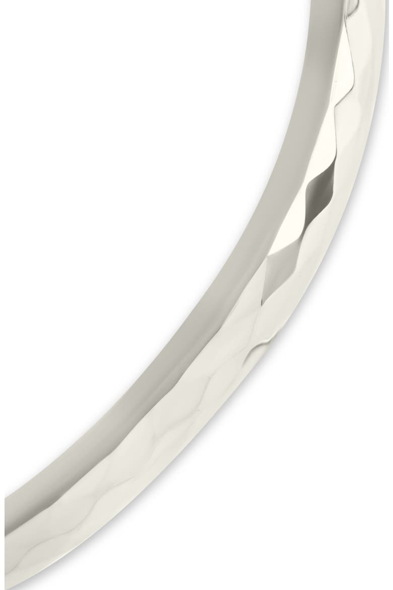 Verlyn Hammered Bangle Bracelet, Alternate, color, SILVER