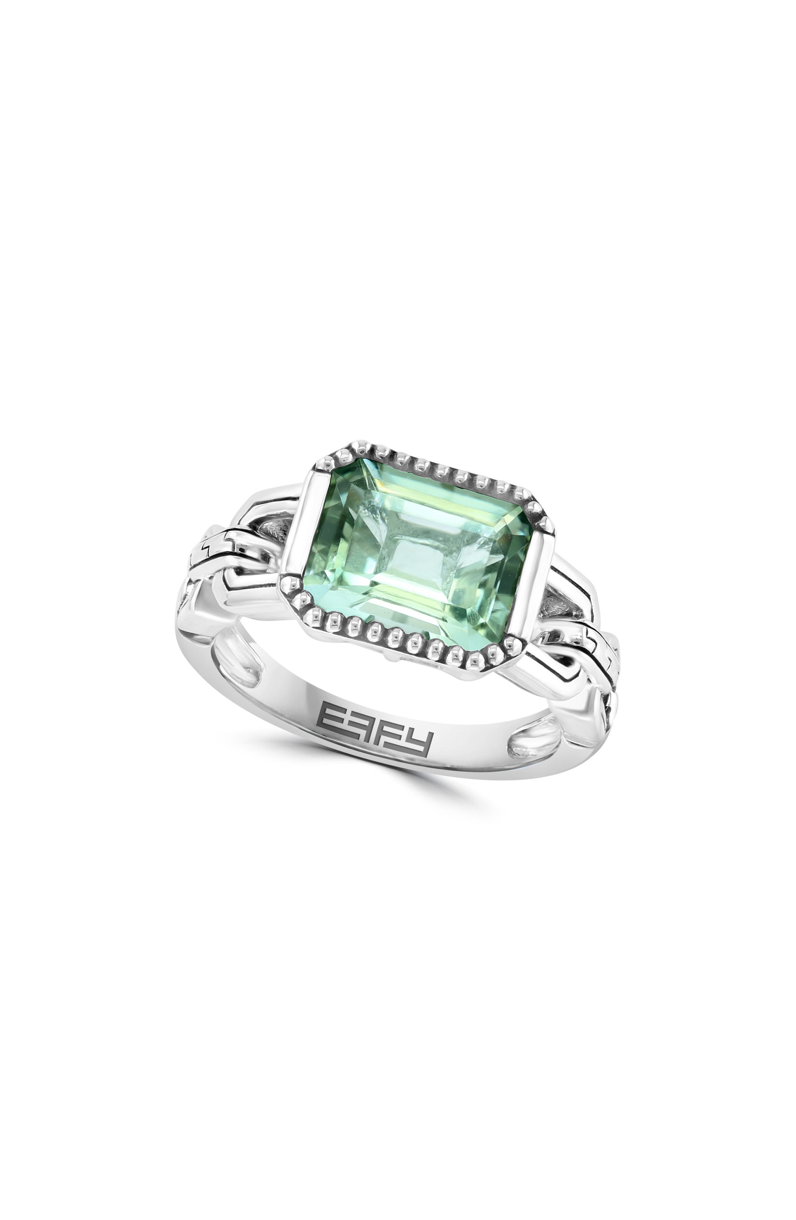EFFY Sterling Silver Prasiolite Ring