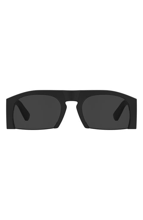 56mm Geometric Sunglasses