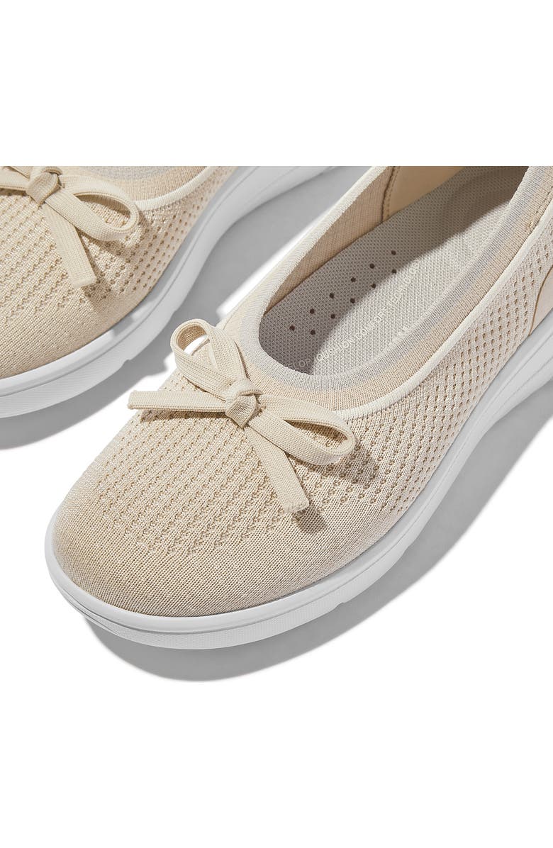 FitFlop Super-Q Bow Ballet Flat, Alternate, color, Paris Beige