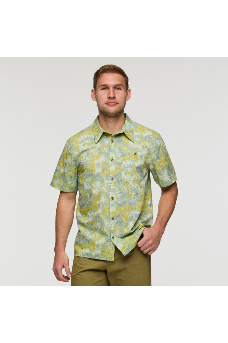 Estival Button Up Shirt - Print - Men's, Main, color, Galactic Lemongrass