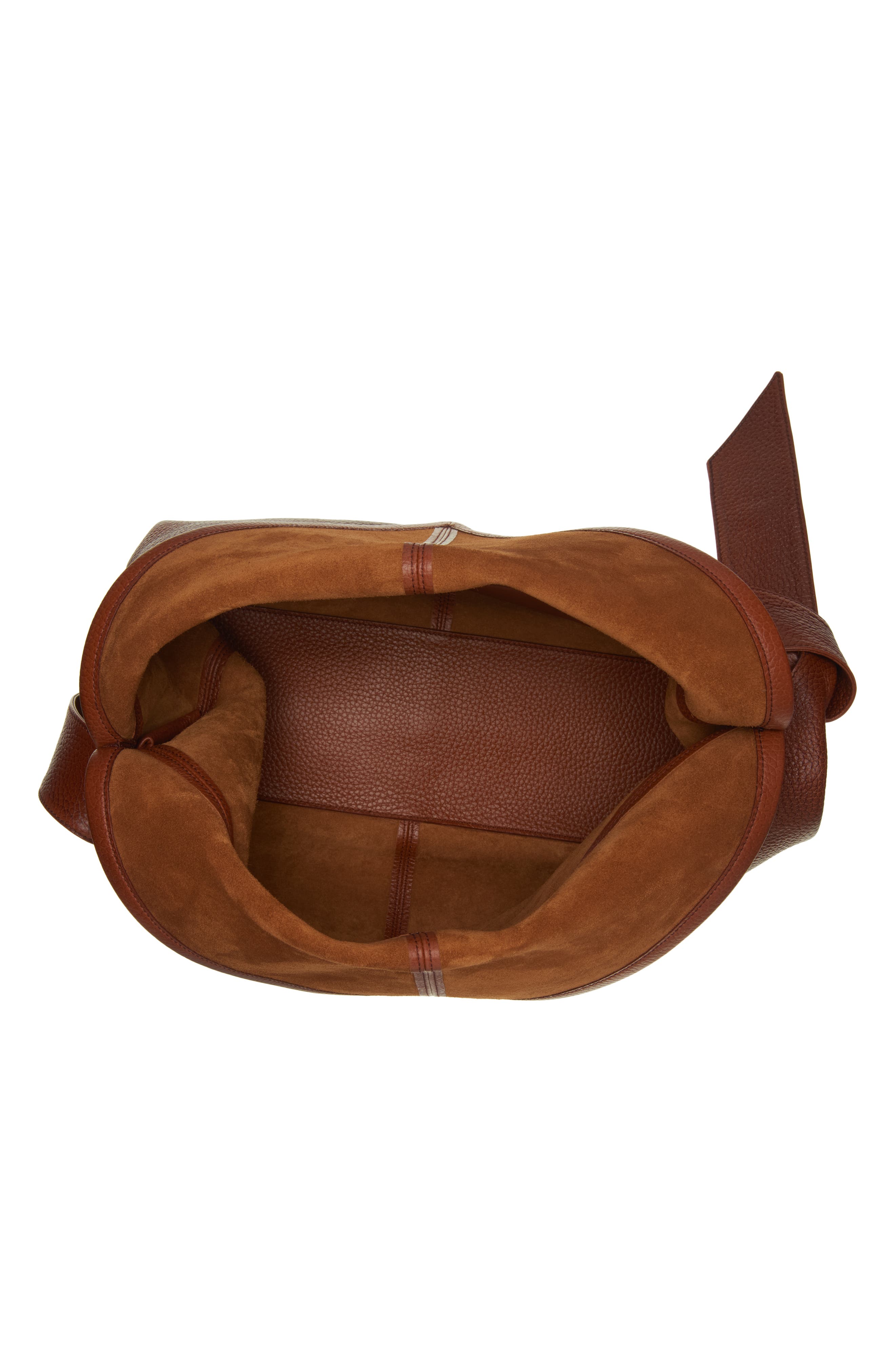 Bottega Veneta Sawyer Taurillon Leather Hobo Bag, Alternate, color, Brown