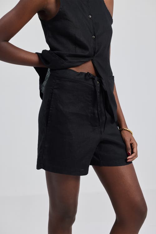 Reistor Hemp Shorts In Black