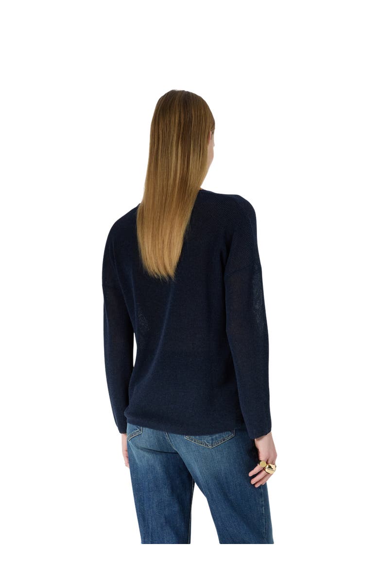 GERARD DAREL Layla V-Neck Sweater, Alternate, color, Navy Blue