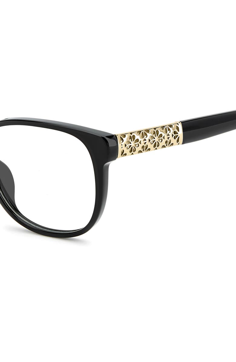 Kate Spade New York lyssa 51mm square optical glasses, Alternate, color, 