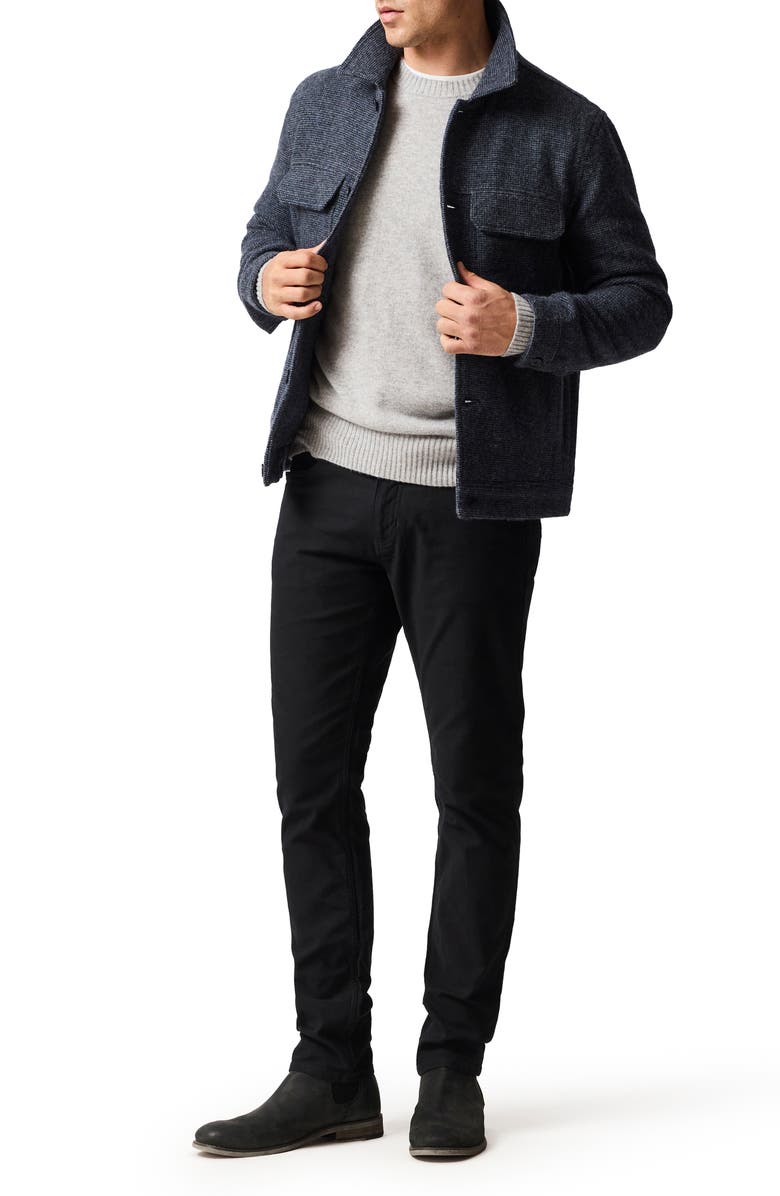 Rodd & Gunn Roys Hill Wool Blend Trucker Jacket, Alternate, color, Graphite