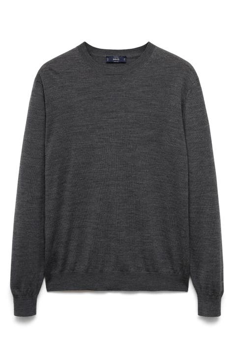 Nordstrom Men’s Merino Crewneck Sweater In cheapest Black Sz M