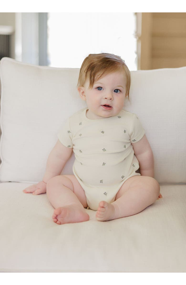 Ely's & Co. Embroidered Collection - Romper, Alternate, color, Ivory Berry