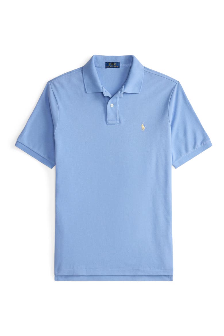 The Iconic Cotton Mesh Polo, Alternate, color, BRISTOL BLUE/ C1359