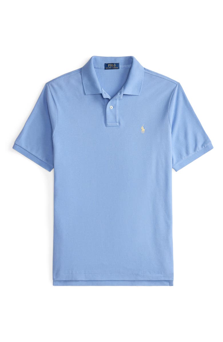 Polo Ralph Lauren The Iconic Cotton Mesh Polo, Alternate, color, Bristol Blue/ C1359