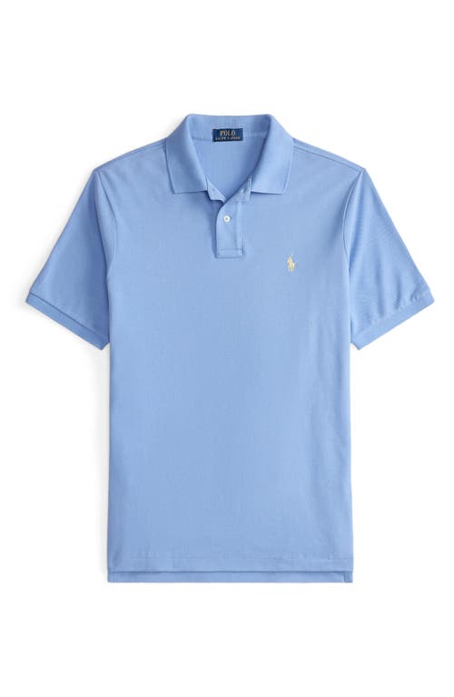 Polo Ralph Lauren The Iconic Cotton Mesh Polo In Blue