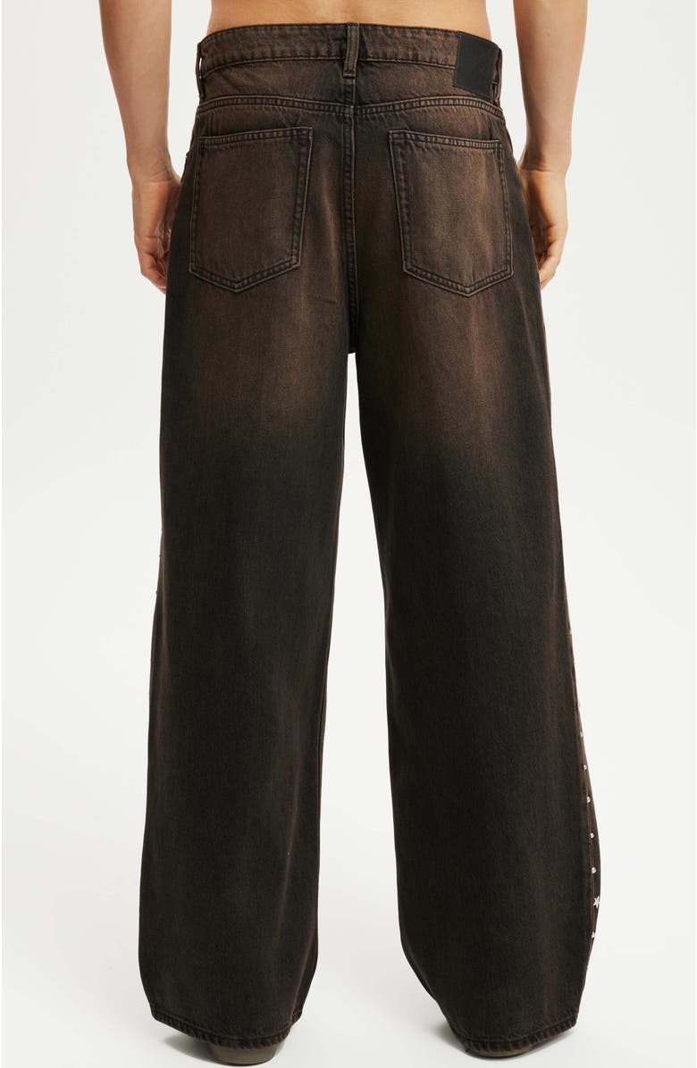 Cotton On Men's Super Baggy Jean, Alternate, color, Dune Black