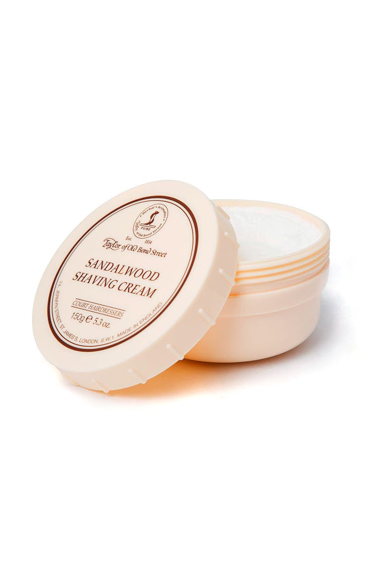 Sandalwood Shaving Cream Bowl, Alternate, color, White