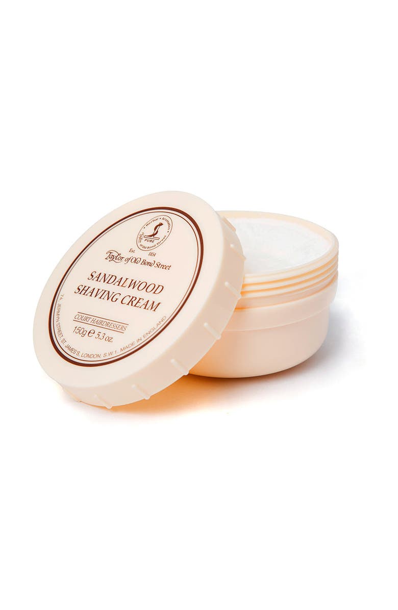 Taylor of Old Bond Street Sandalwood Shaving Cream Bowl, Alternate, color, White