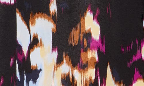 Nordstrom Double V-neck Tank In Black- Pink W Lotus Blur