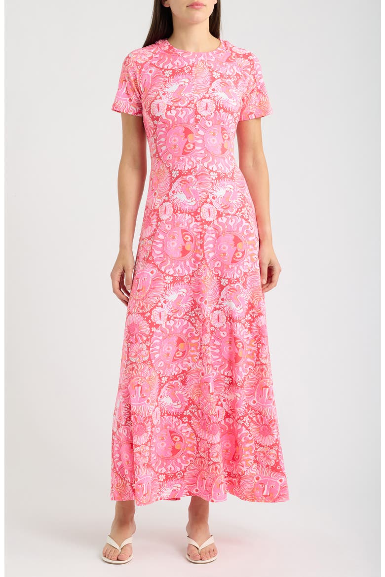 Lilliana Maxi Dress, Main, color, PARADISE PUNCH JIMS STUFF