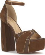 Jessica Simpson Avele Ankle Strap Block Heel Platform Sandal