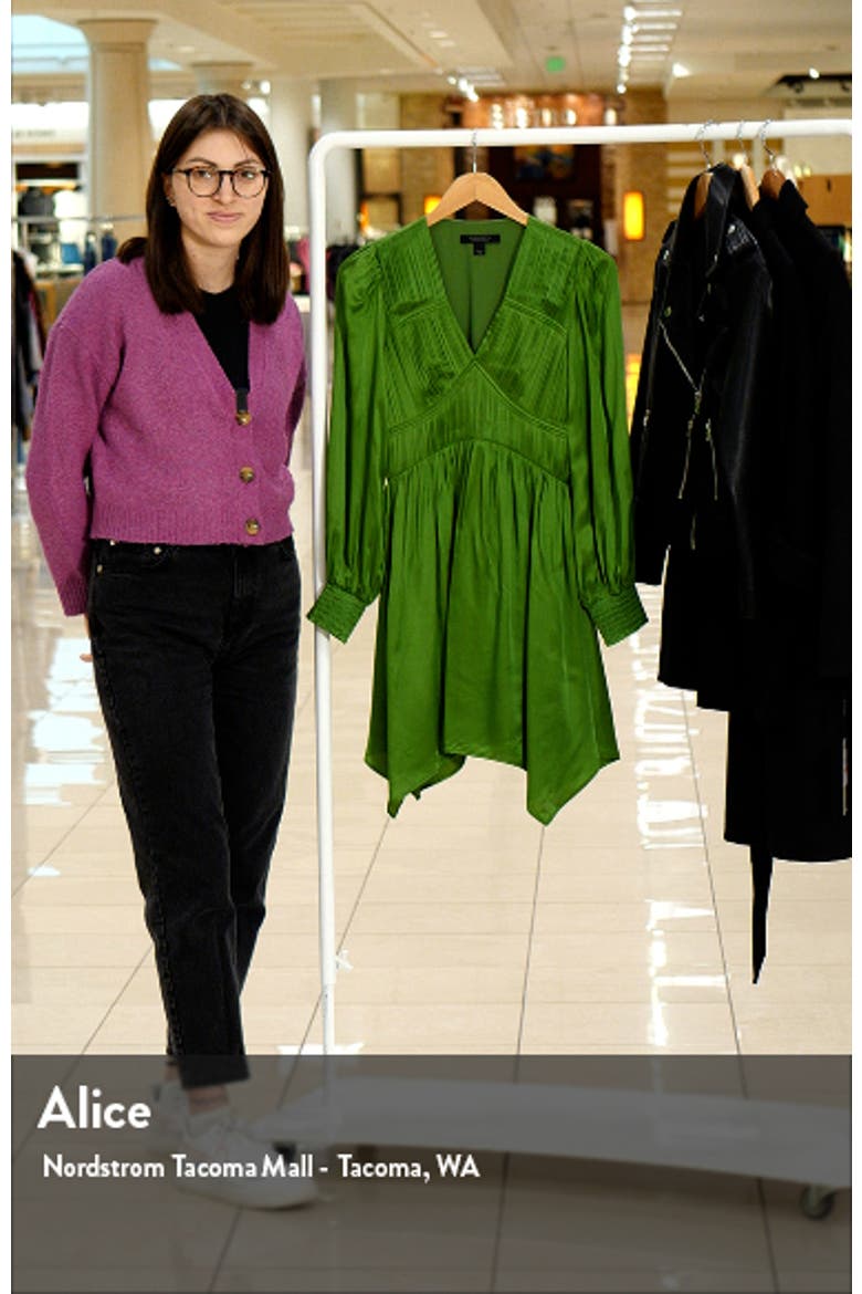 Esta Long Sleeve Asymmetric Hem Dress video