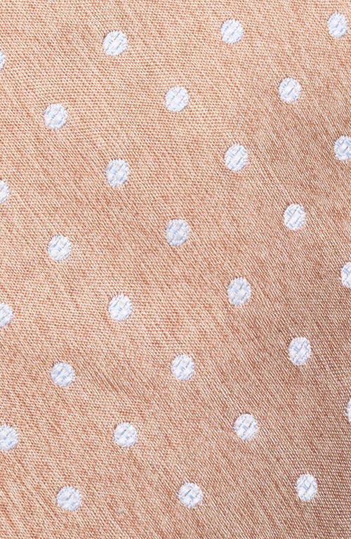 Nordstrom Batson Neat Dot Silk Tie In Taupe