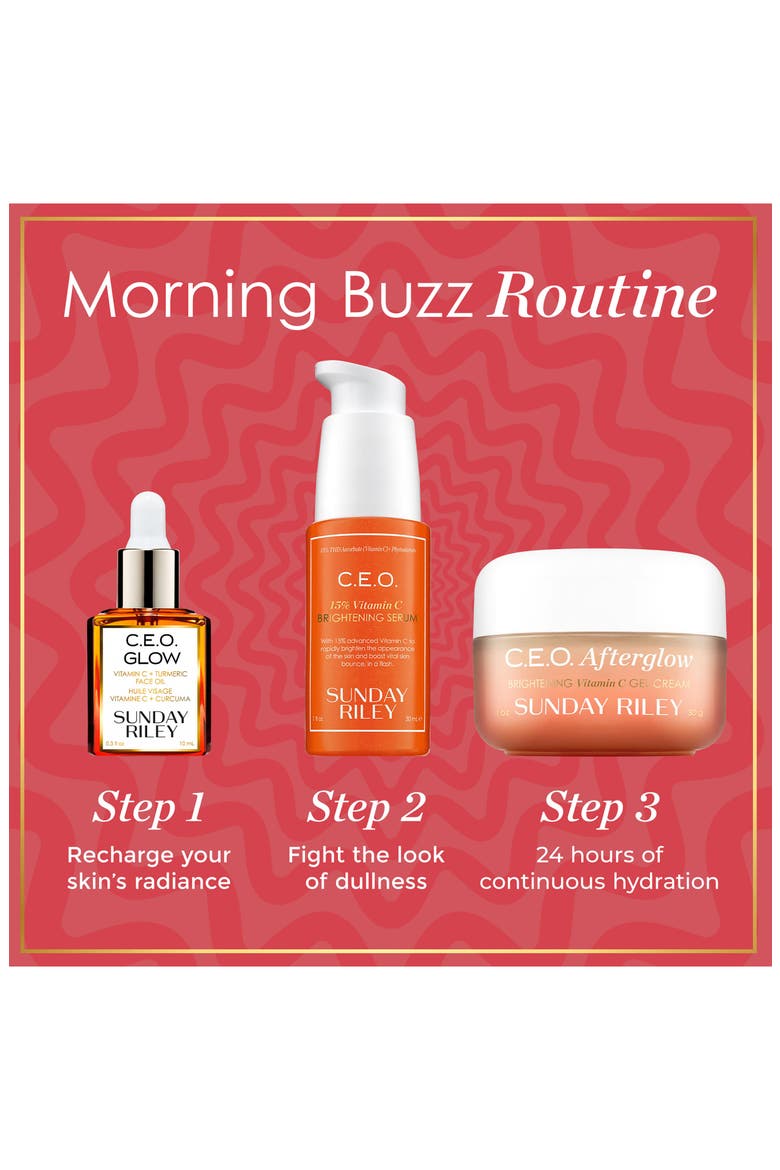 Morning Buzz Skin Care Set $147 Value, Alternate, color, RED