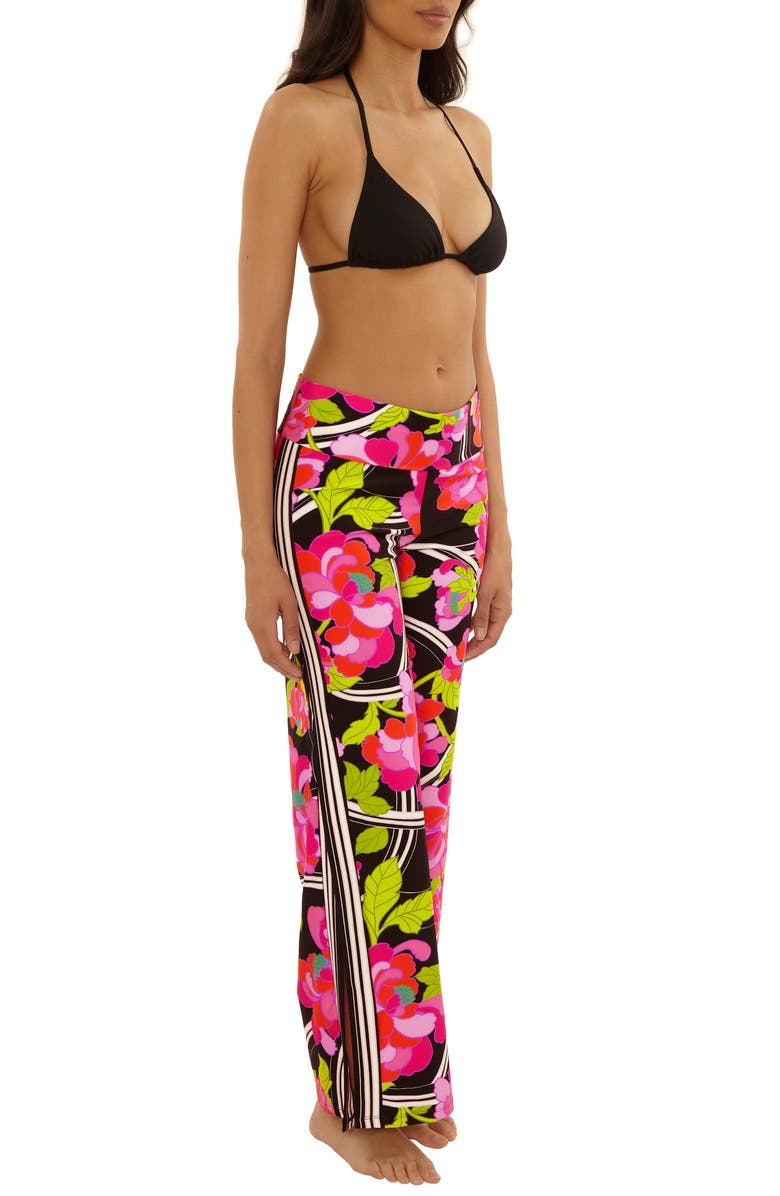 Trina Turk Bougainvillea Cover-Up Pants, Alternate, color, Multi