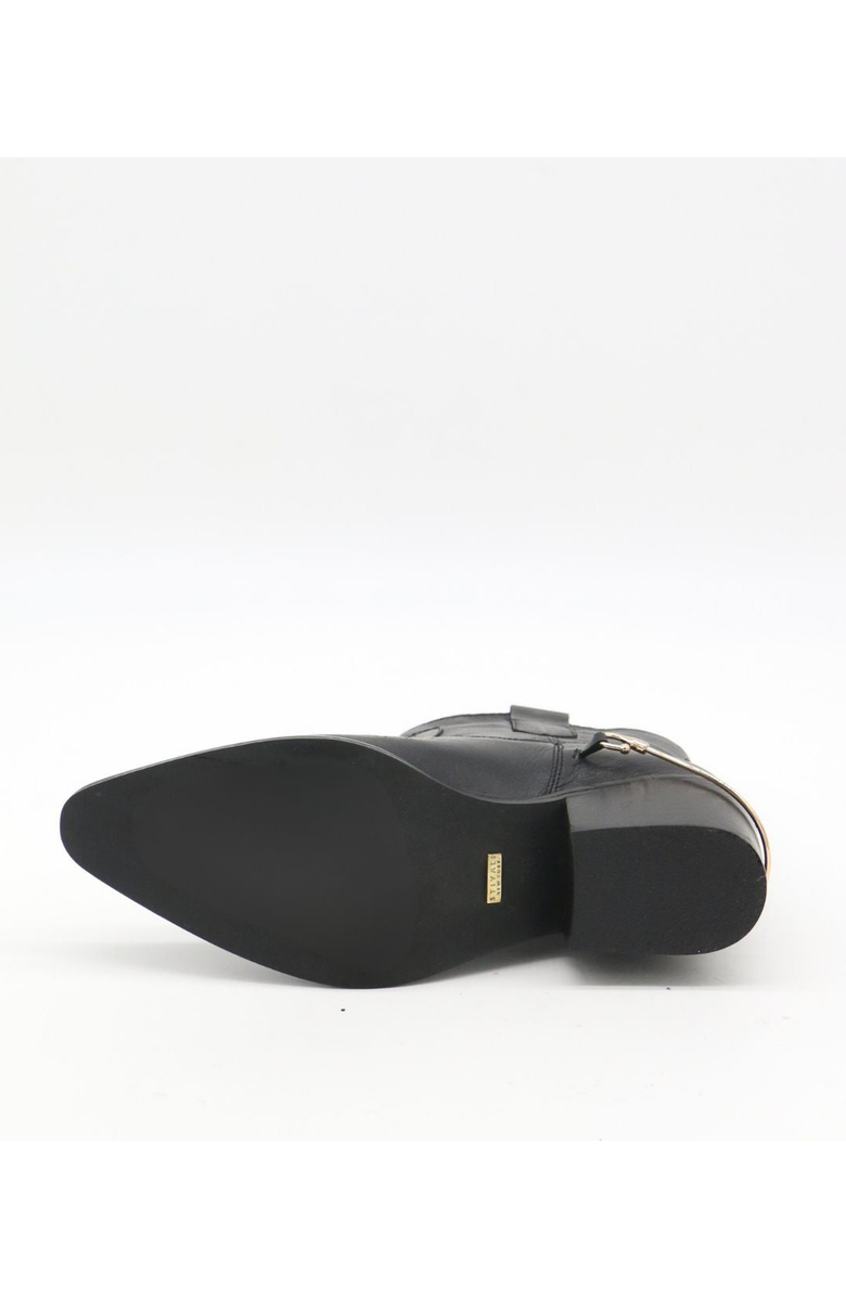 STIVALI NEW YORK Joy Western Cowboy Booties, Alternate, color, Black / Off White