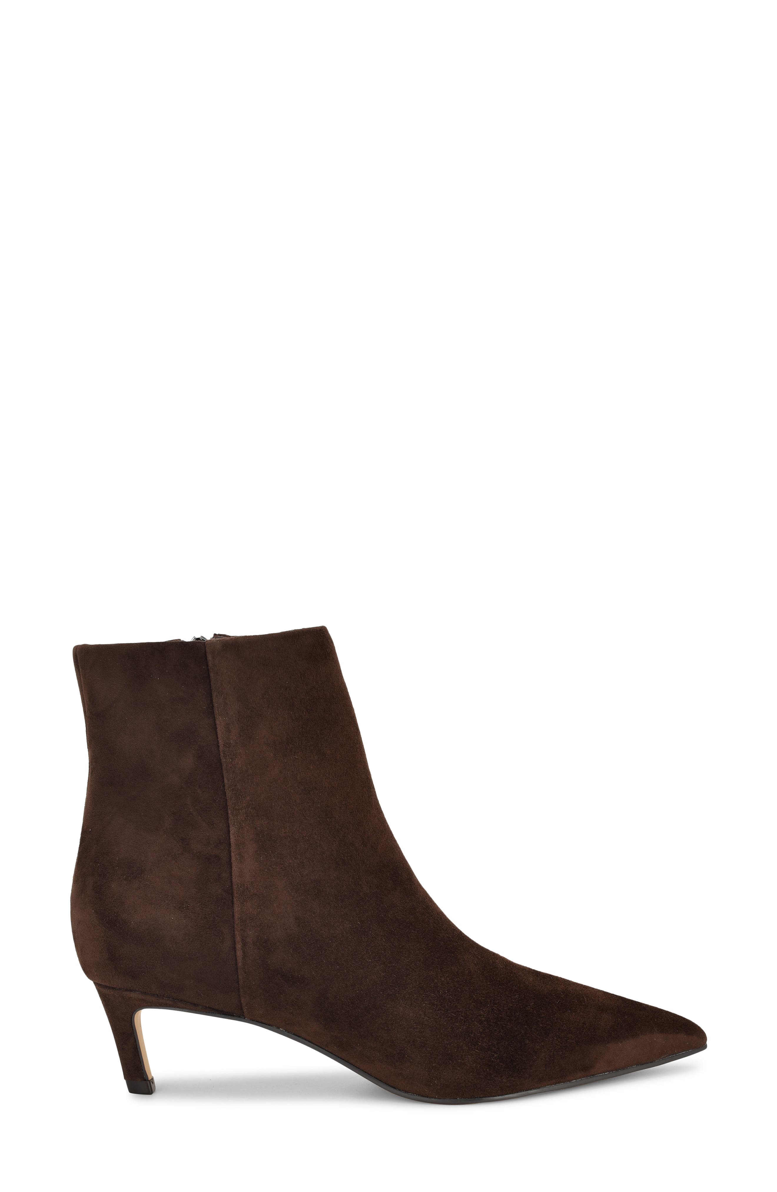 Brite Pointed Toe Kitten Heel Bootie - image 4