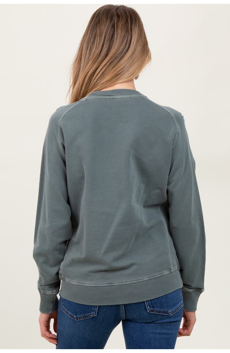 PinkBlush French Terry Vintage Wash Pullover, Alternate, color, Light Olive