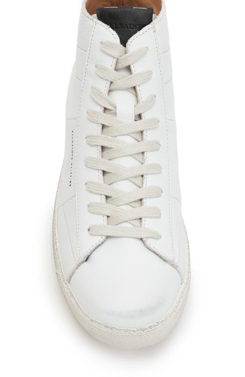 Allsaints Tundy High Top Sneaker In White
