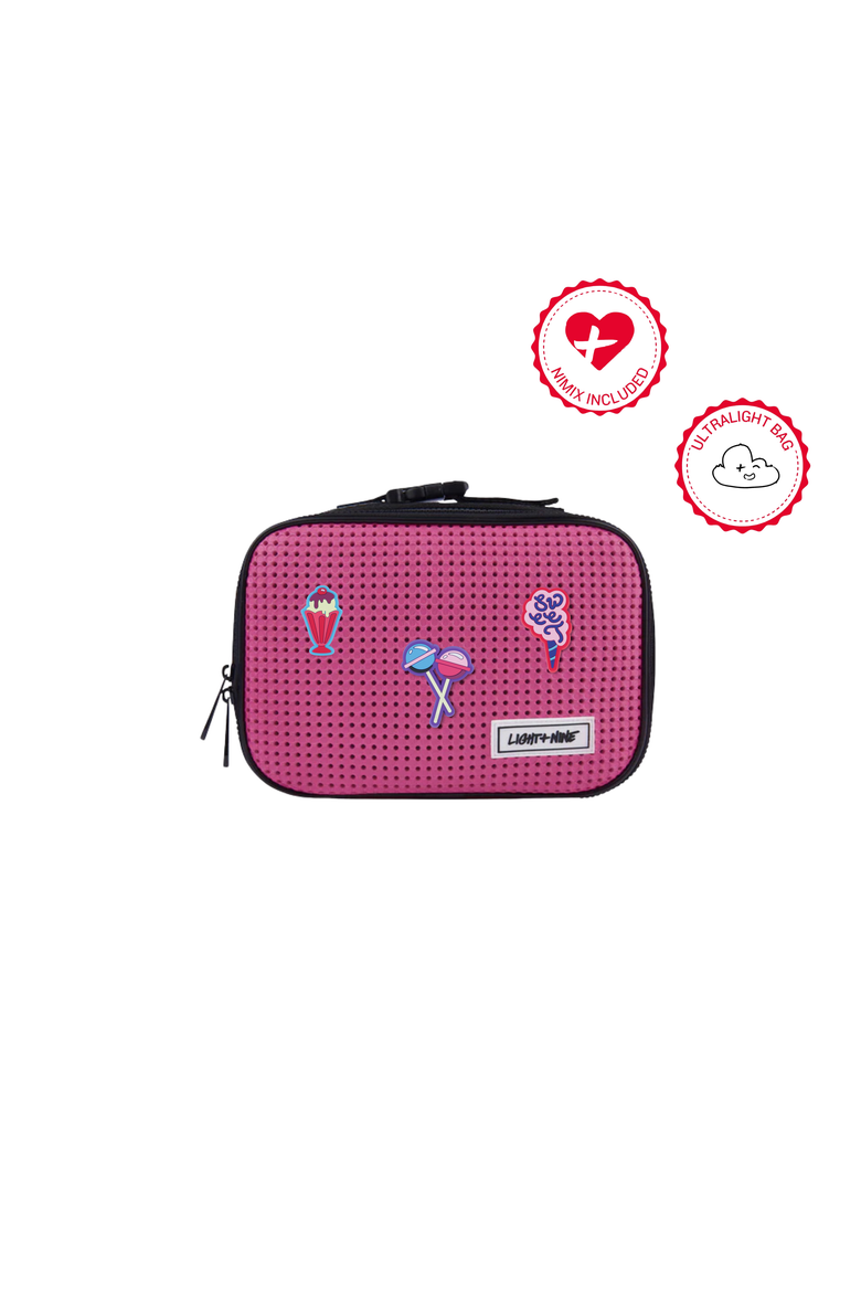Lunch Tote with Nimix Set, Alternate, color, Scarlet Red