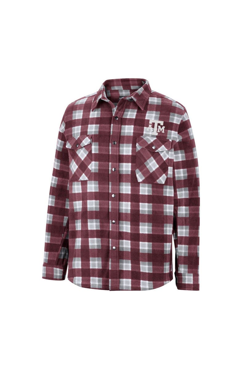 COLOSSEUM Men's Colosseum Maroon Texas A&M Aggies Ellis Full-Snap Jacket, Alternate, color, 