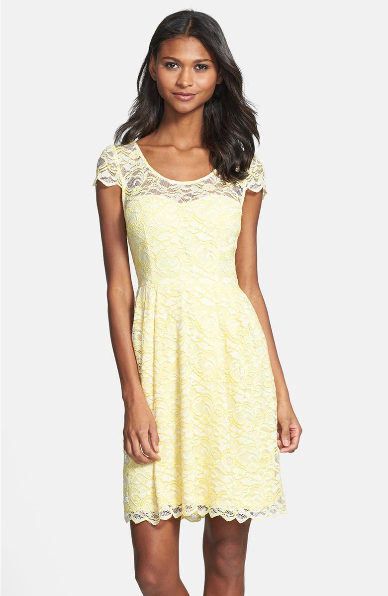 chinese dress ladies Sleeveless Illusion Crochet Lace Midi Dress