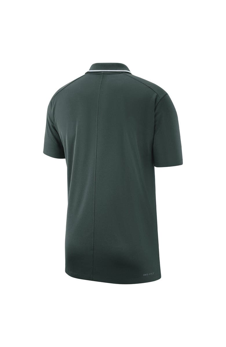 Nike Men's Nike Green Michigan State Spartans 2023 Coaches Performance Polo, Alternate, color, Green