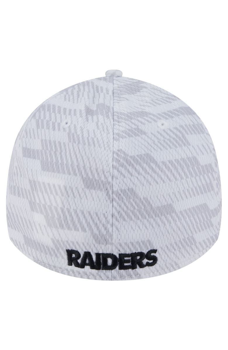 New Era Men's New Era  White Las Vegas Raiders Gameday Graded 39THIRTY Flex Hat, Alternate, color, 