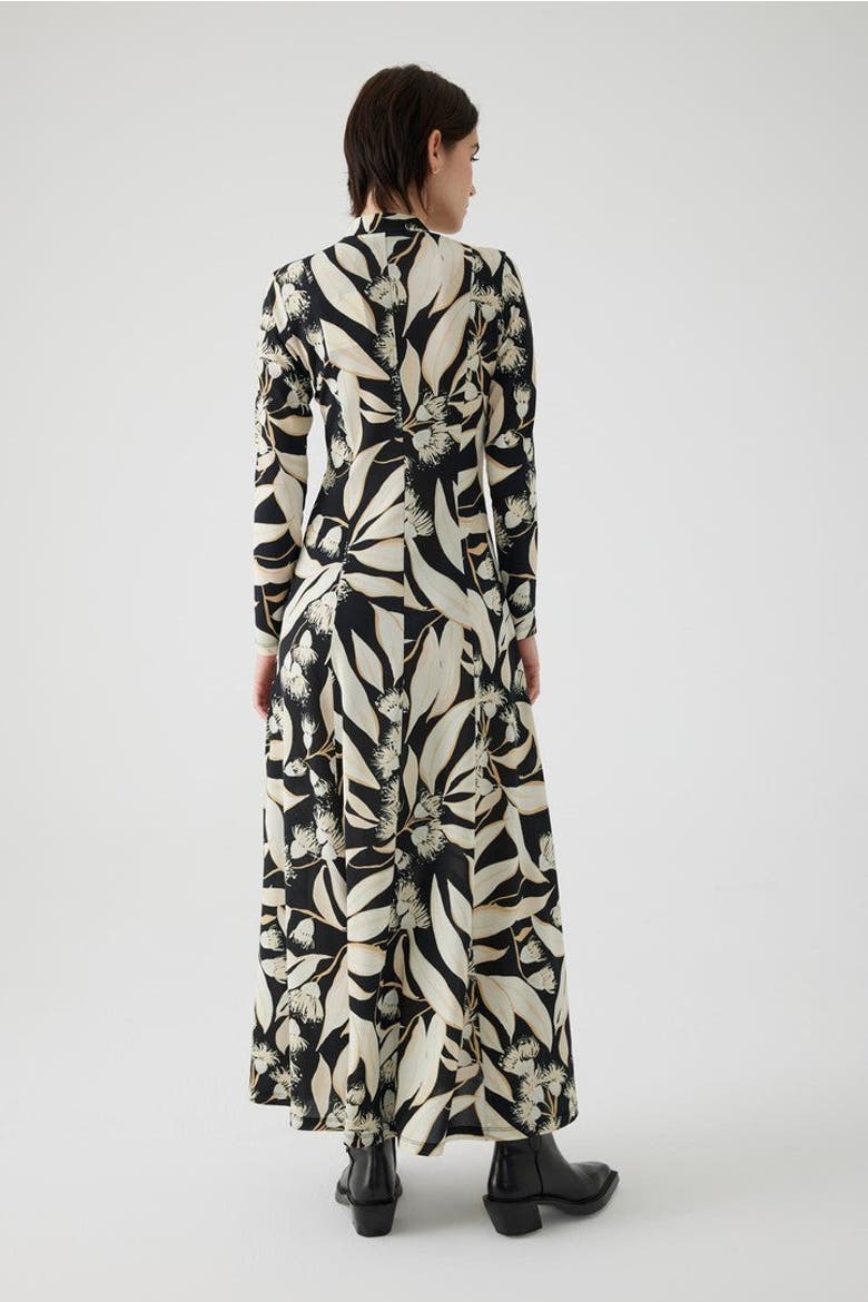Abra Maxi Dress, Alternate, color, Black and White Patterned