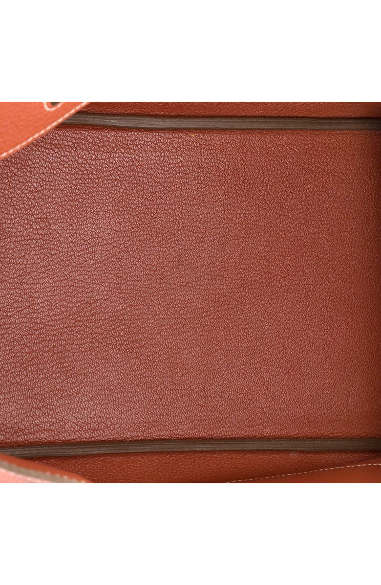 Pre-Owned Hermes Birkin Handbag Orange Clemence with Palladium Hardware 35, Alternate, color,