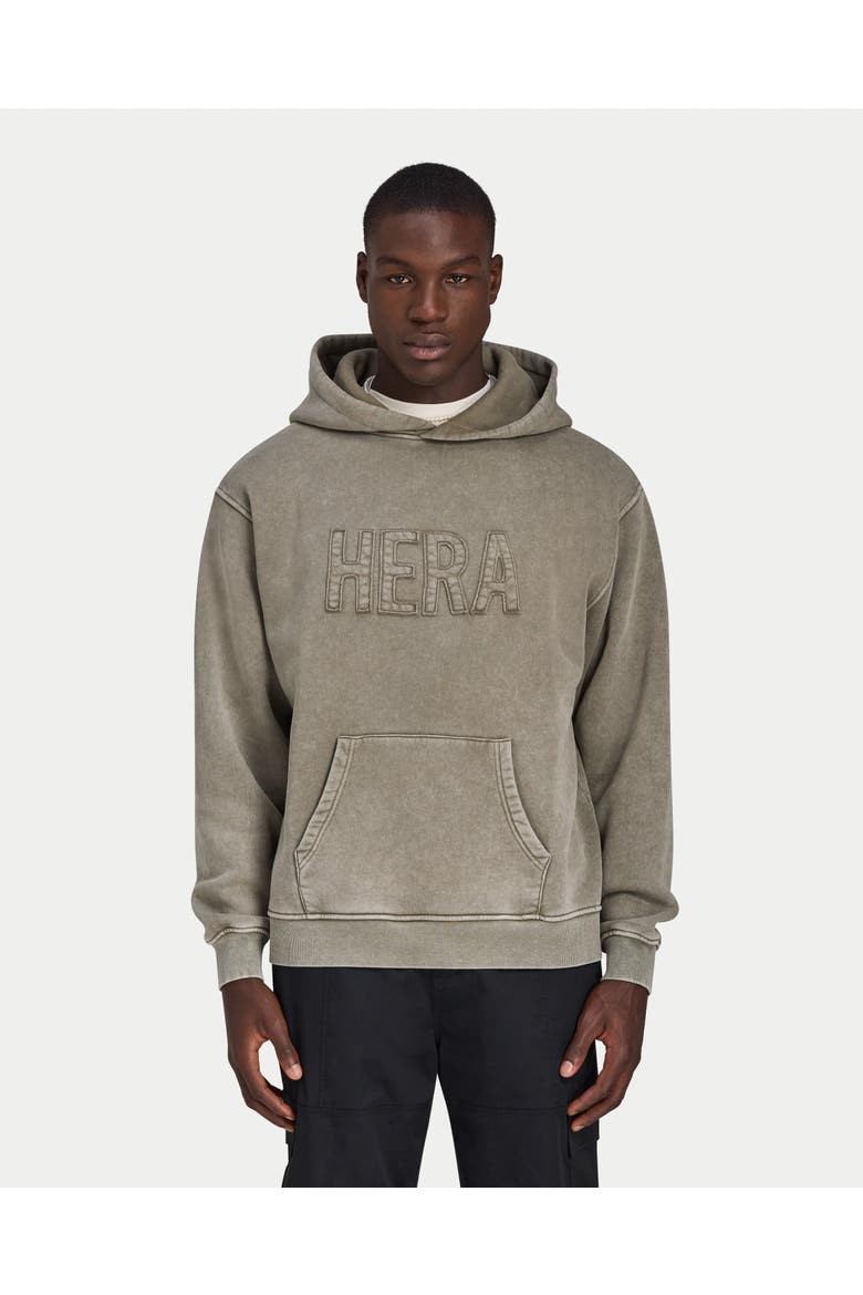 Faded Long Sleeve Oversized Hoodie, Main, color, Washed Marsh Grey